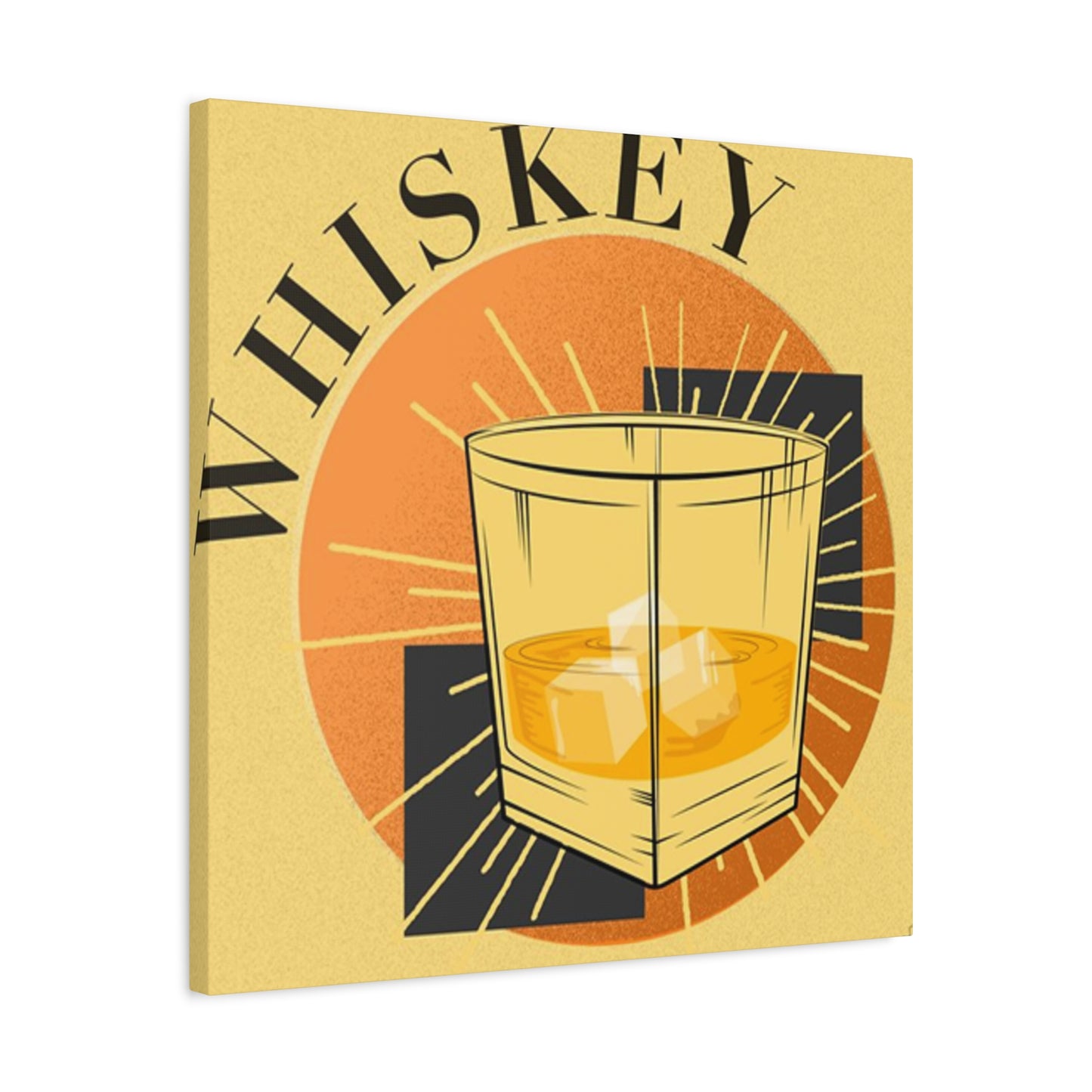 Whiskey Abstract Drinks Wall Art & Canvas Prints