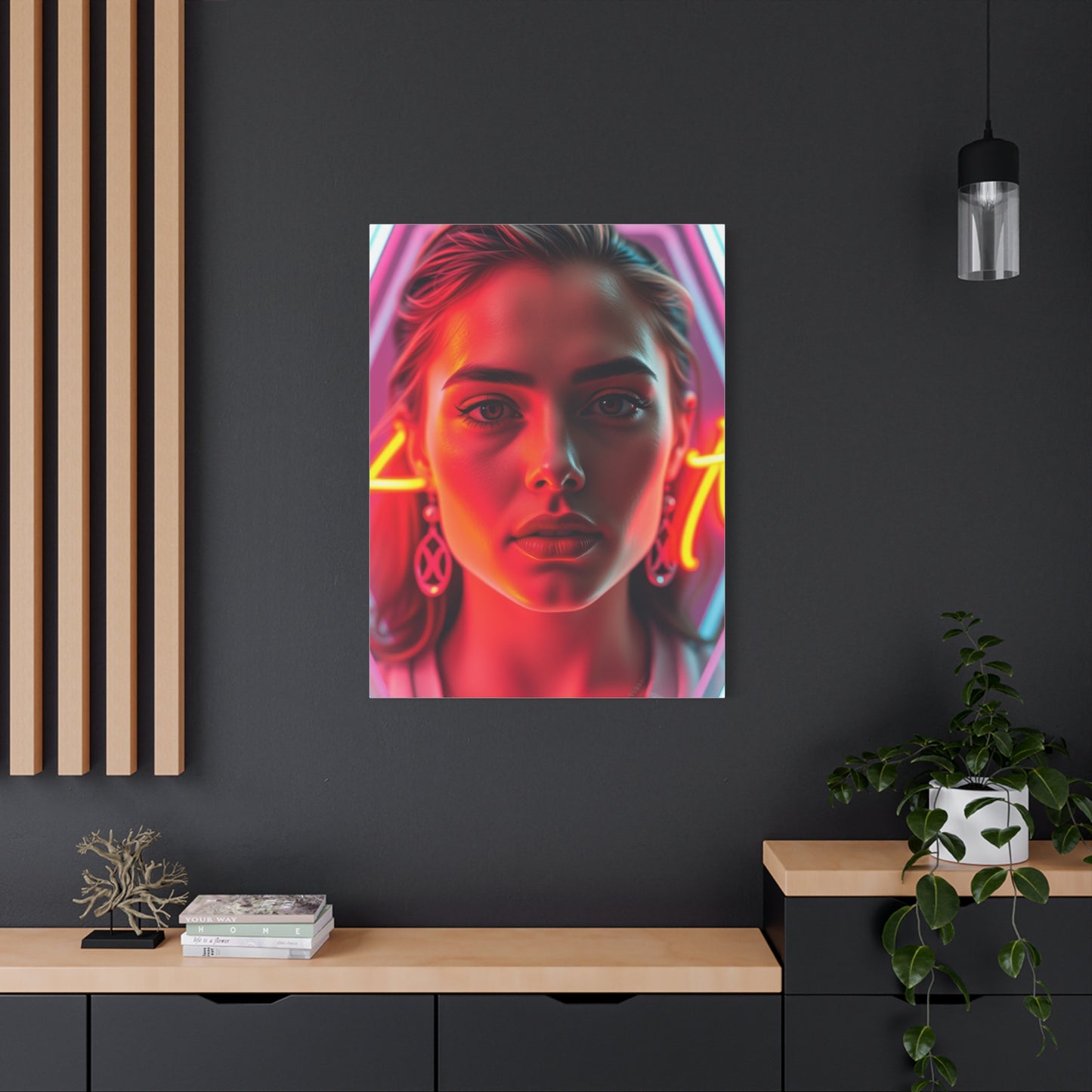Vibrant Nocturne Masterpiece Wall Art & Canvas Print