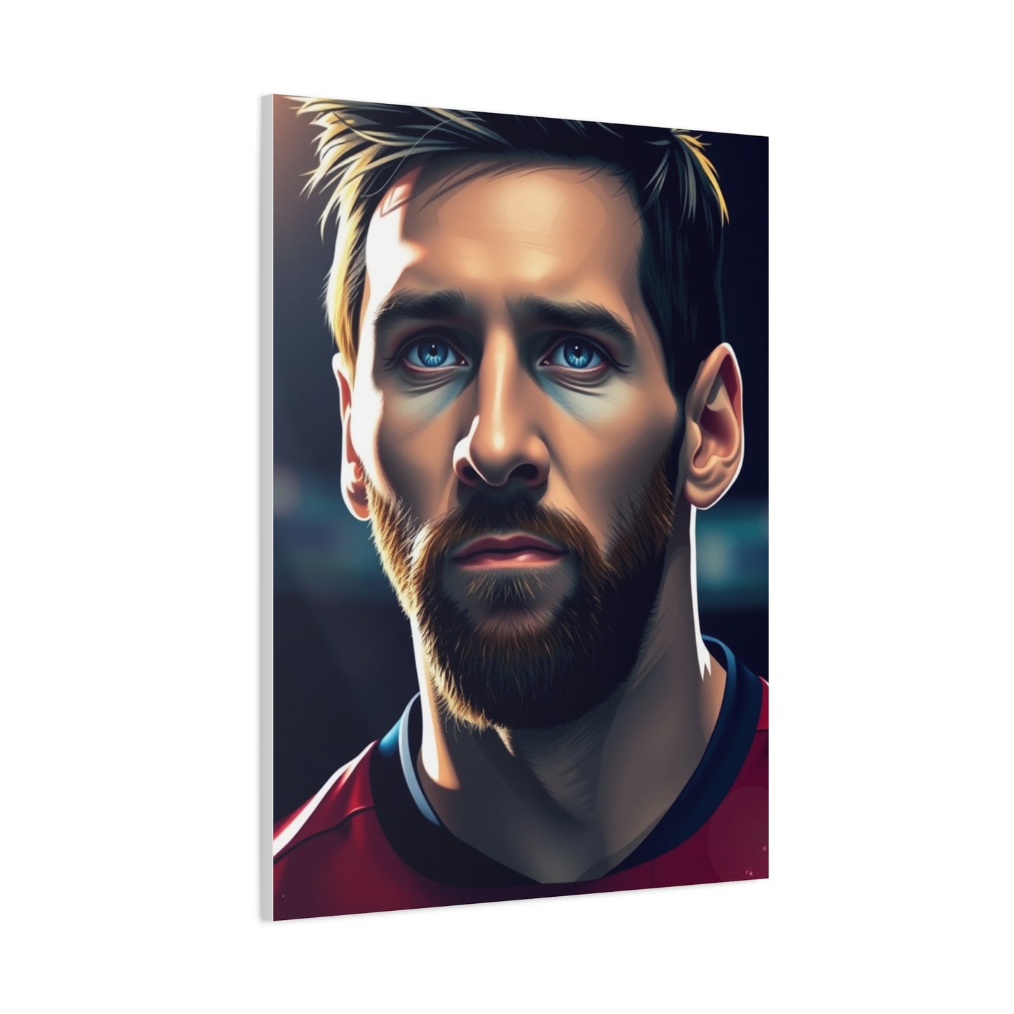 Lionel Messi Illustration Art Premium Canvas 16 Wall Art & Canvas Print