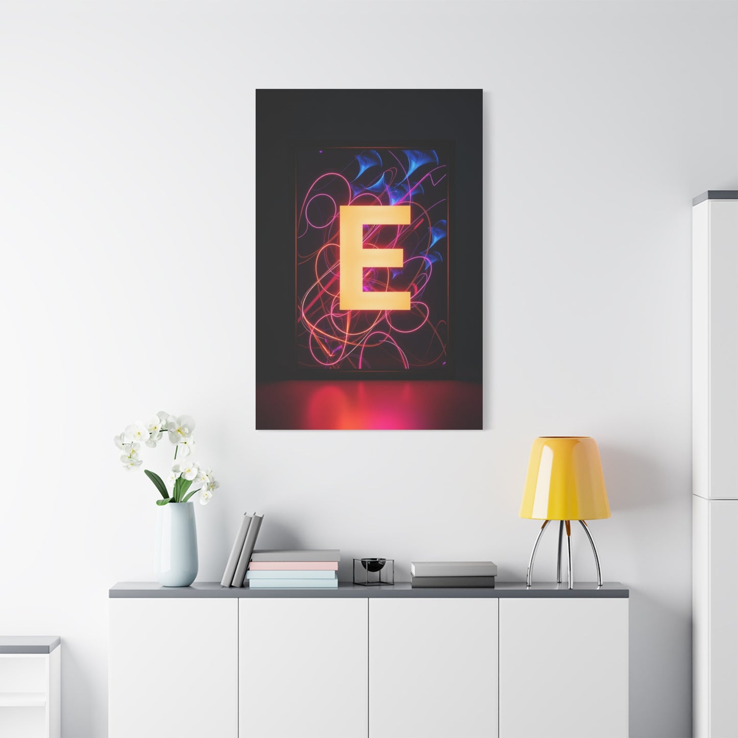 The Letter E - Art Canvas Art 1 Wall Art & Canvas Print
