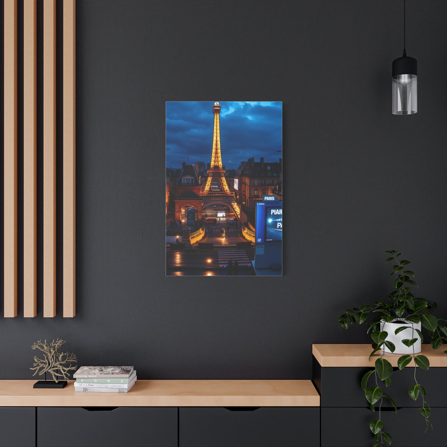 Glamorous Parisian Dreamscape Wall Art & Canvas Print