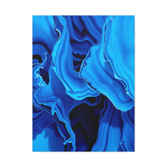 Blue Abstract Art Premium Gallery Wall Art & Canvas Print