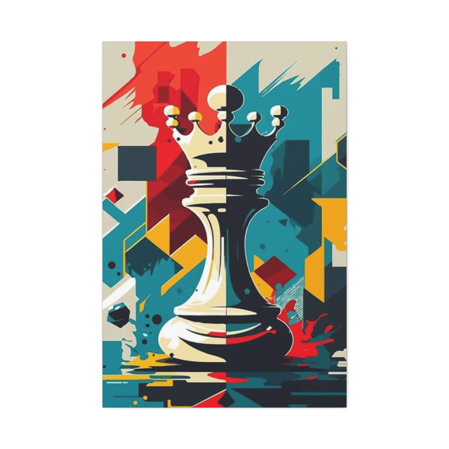 Abstract Chess Piece Wall Art & Canvas Prints