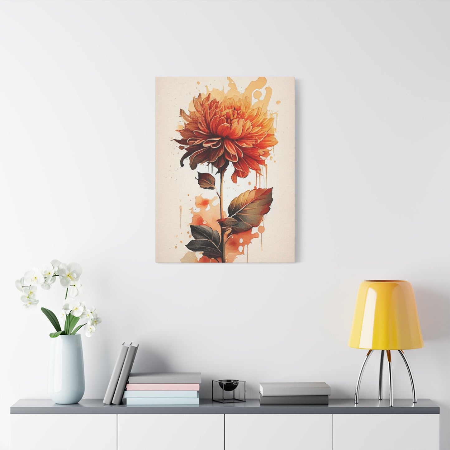 Orange Flower Wall Art & Canvas Prints