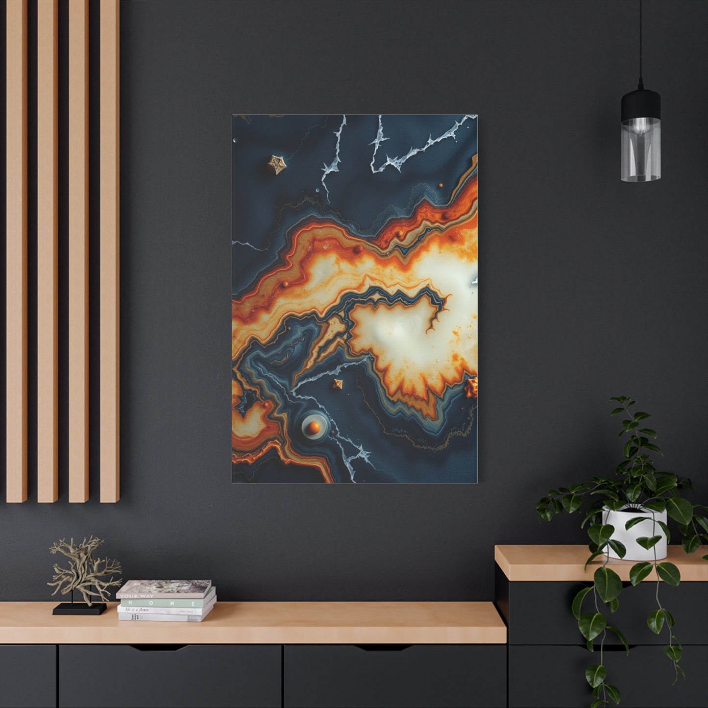 Charcoal, Onyx, and Ivory Art Supreme Gallery Wall Art & Canvas Print
