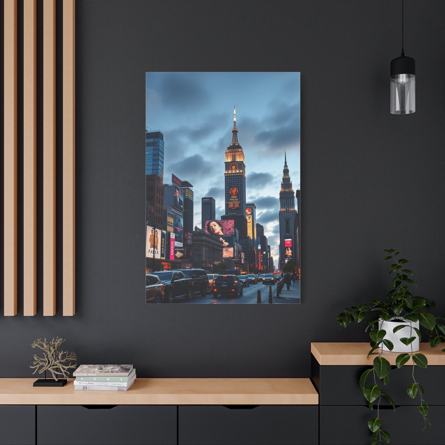 Concrete Jungle Elegance Wall Art & Canvas Print