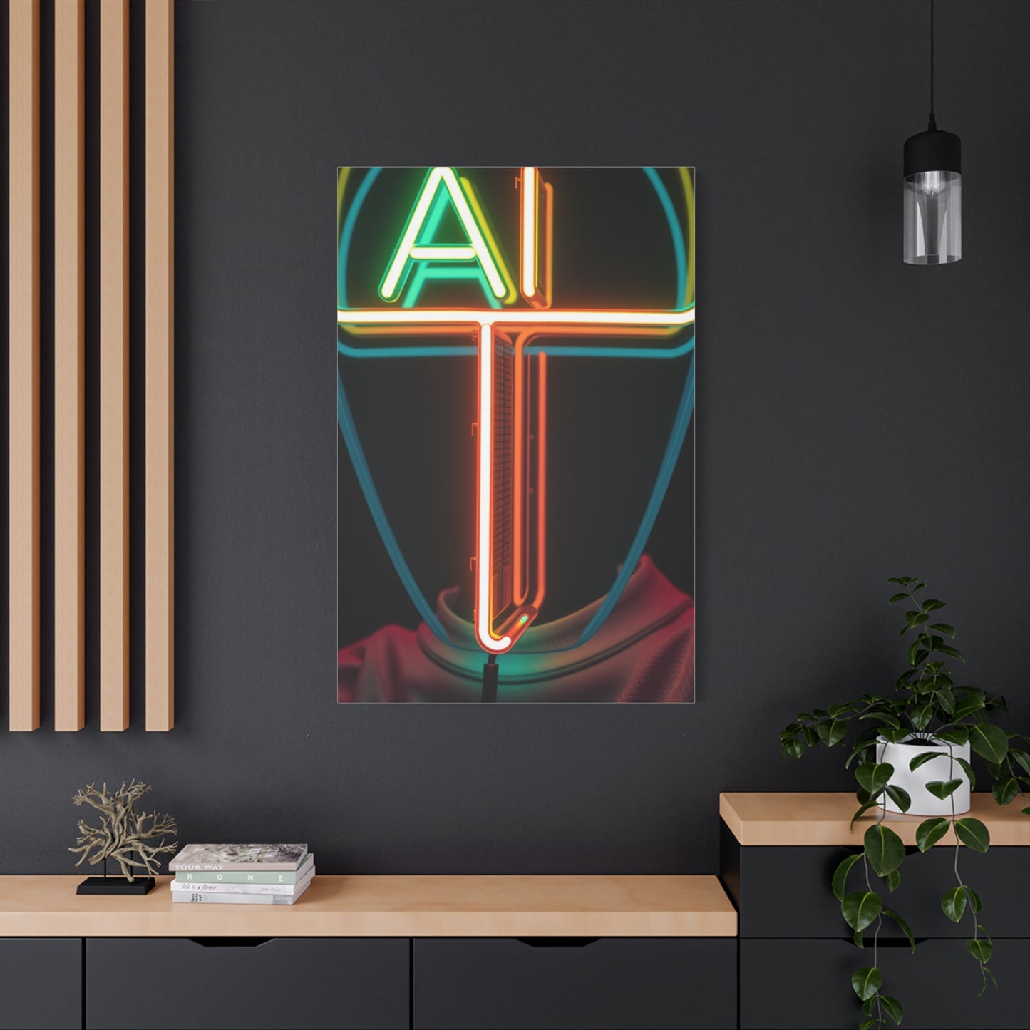 Fluorescent Splendor Art Wall Art & Canvas Print