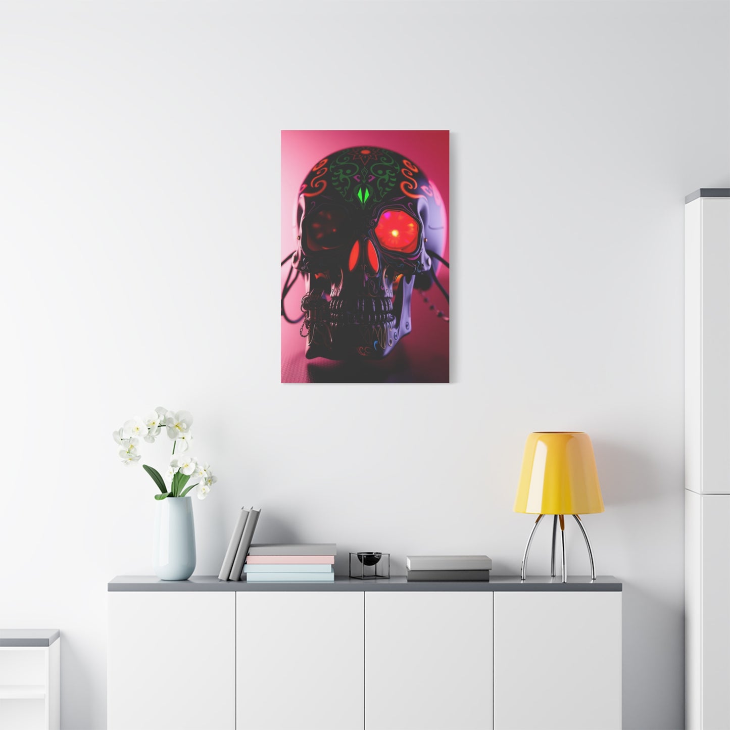 Lux Skully Mirage Wall Art & Canvas Print