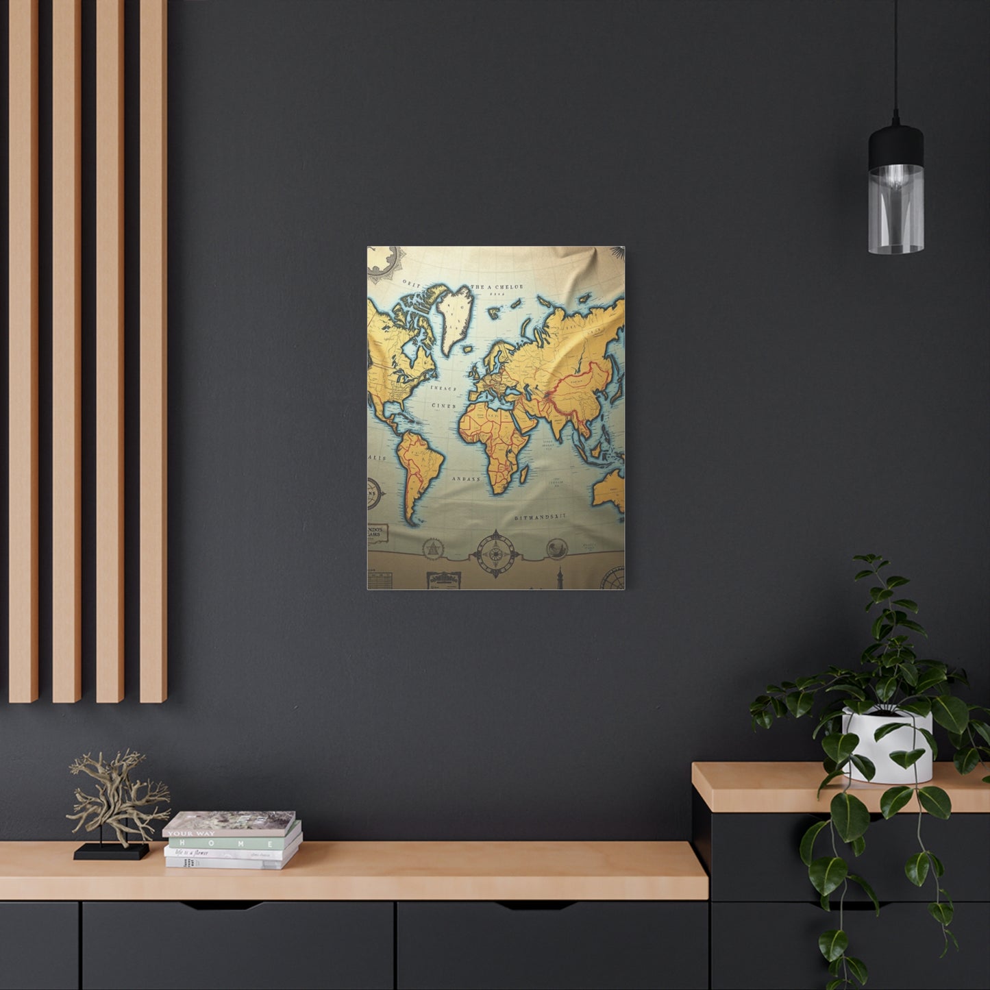 Masterpiece Antique Maps Art Vision Wall Art & Canvas Print