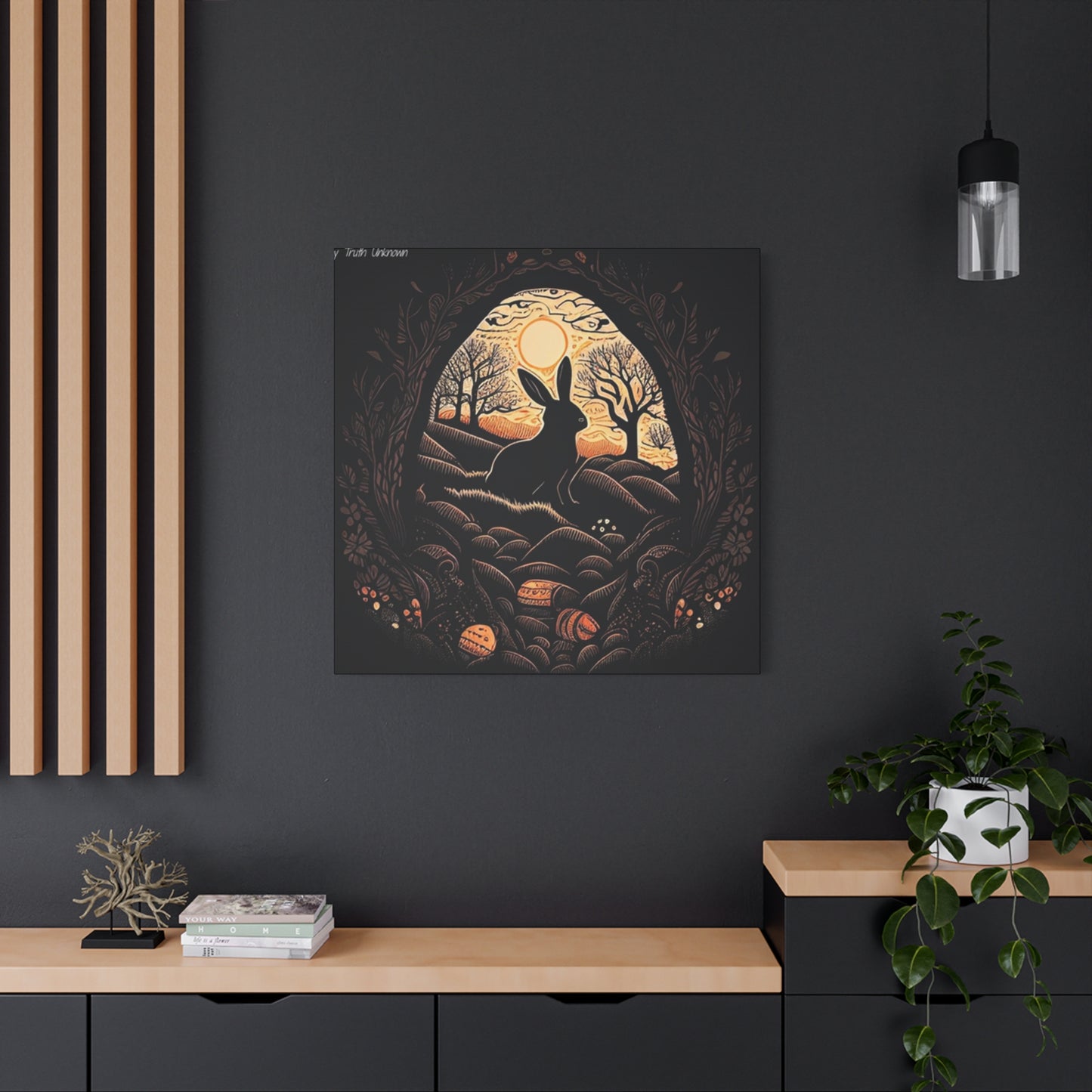 Dark Aura Rabbit Wall Art & Canvas Prints