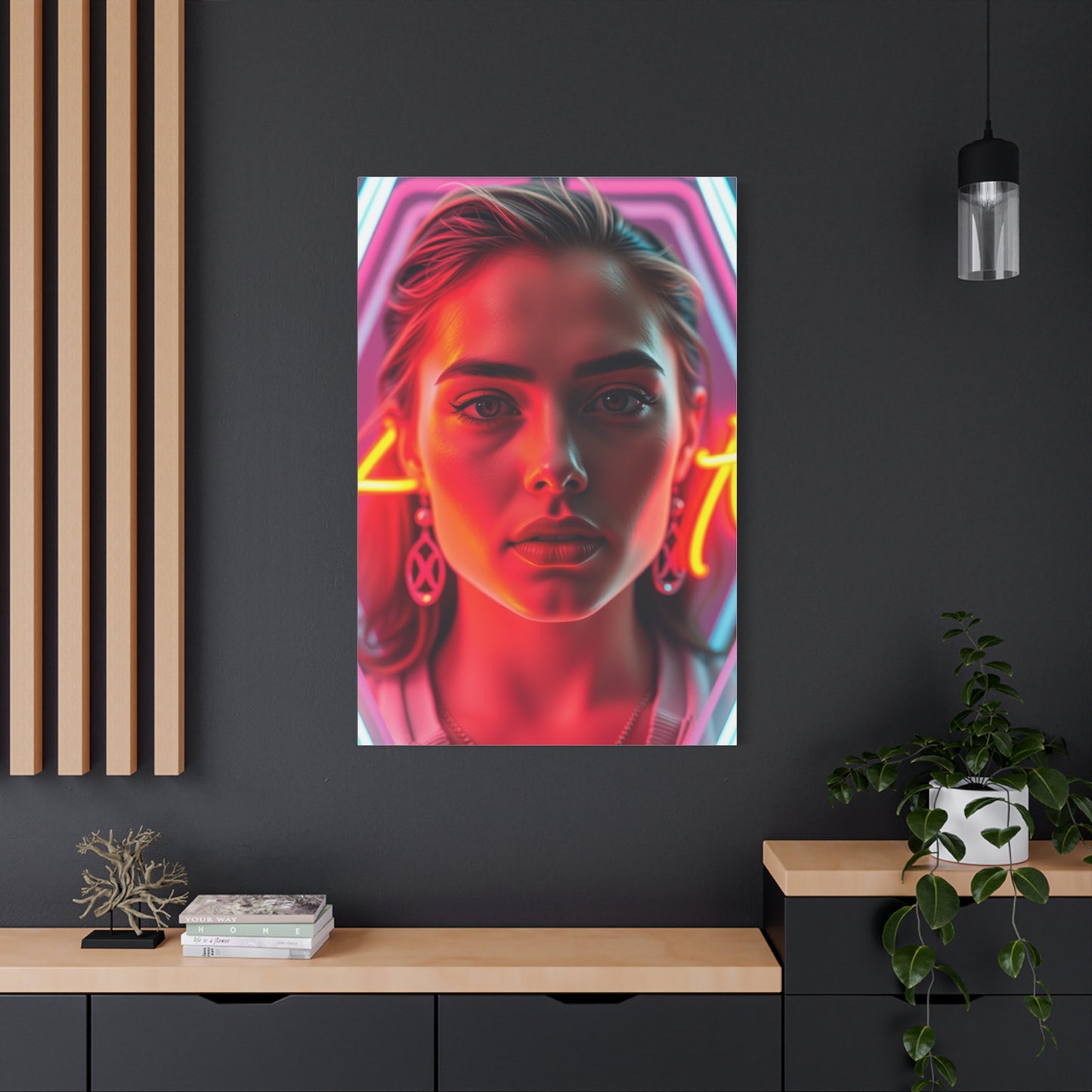 Vibrant Nocturne Masterpiece Wall Art & Canvas Print
