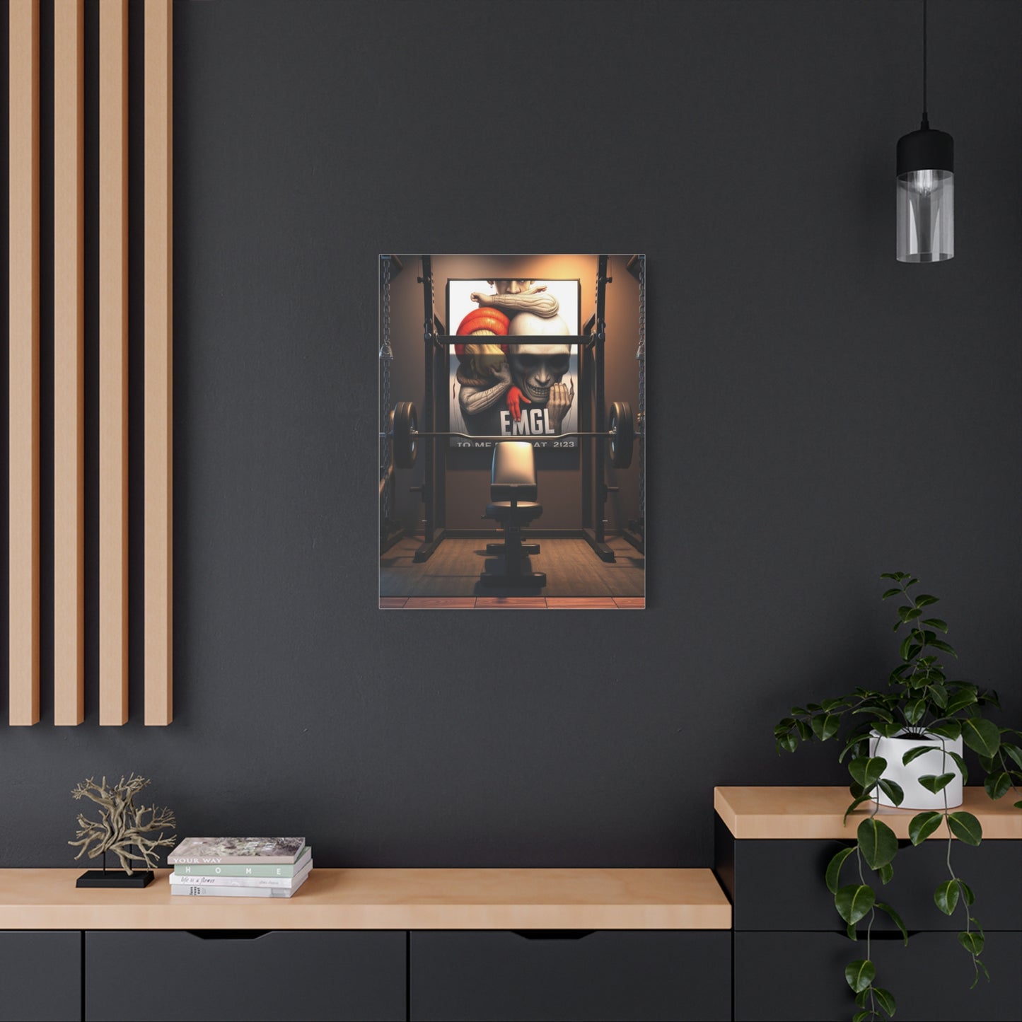 Refined Gym Inspiration Art Wall Art & Canvas Print