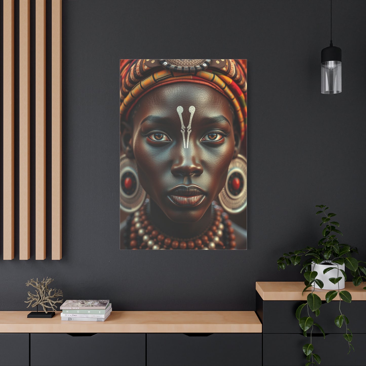 Gilded Ethnic Essence Artwork Wall Art & Canvas Print