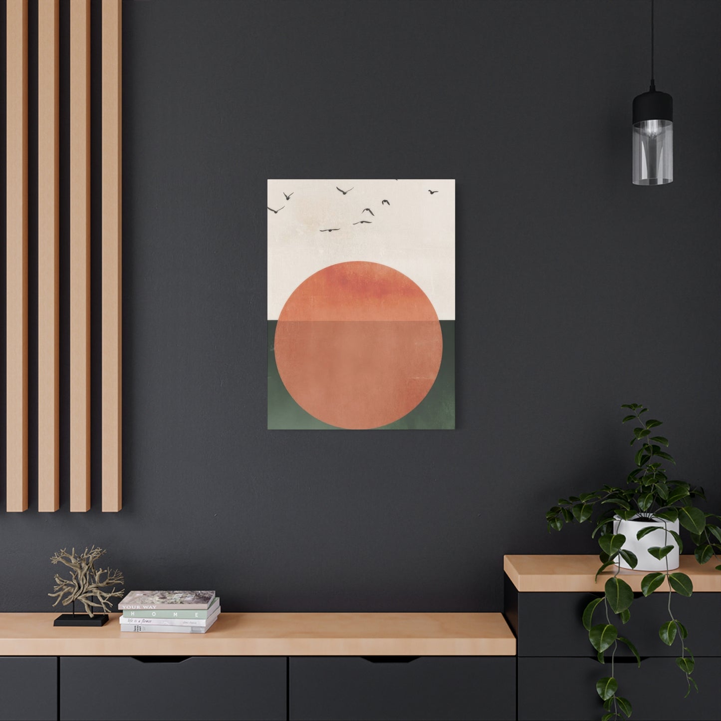 Abstract Sunset Earthy Wall Art & Canvas Prints