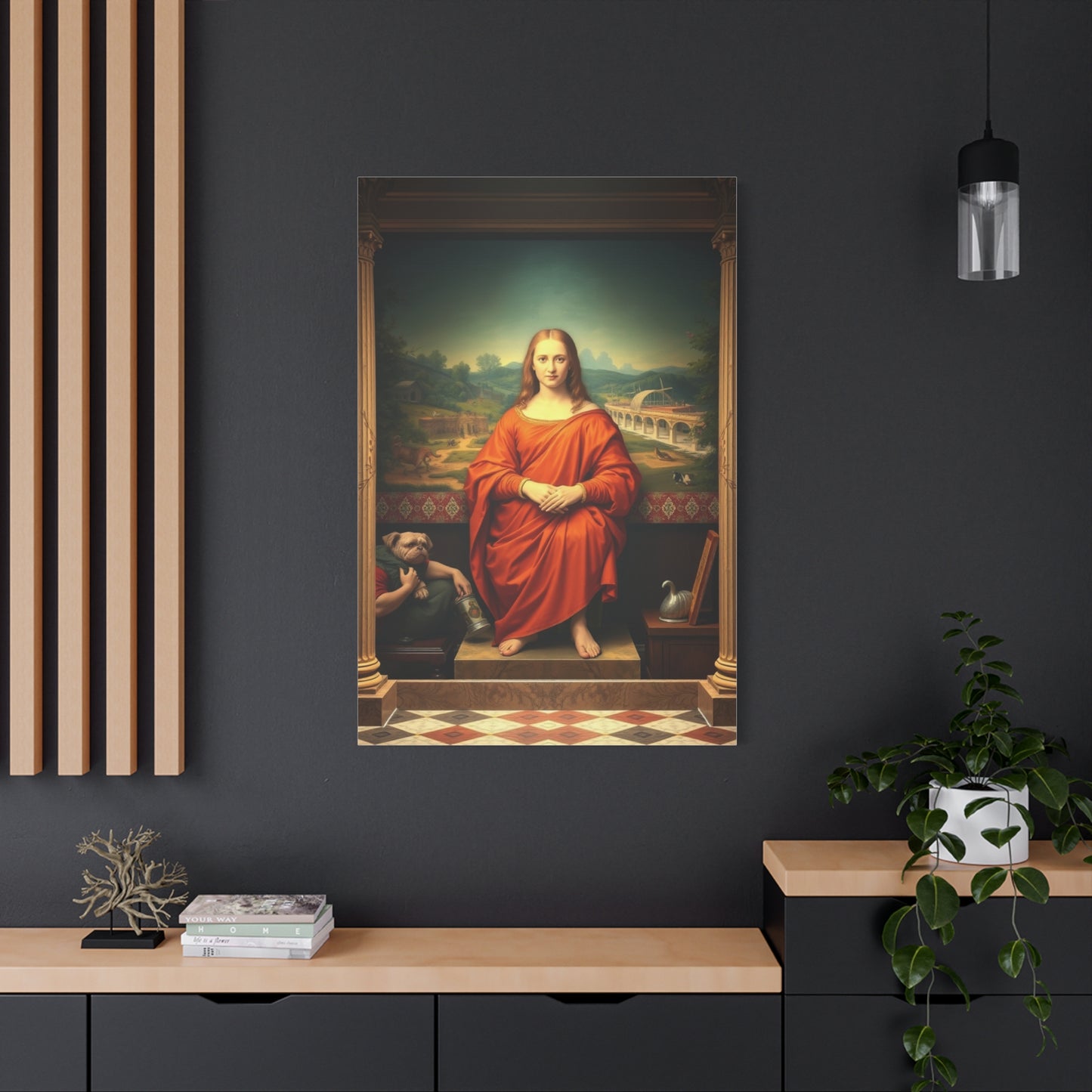 Refined Classicism Tableau Wall Art & Canvas Print