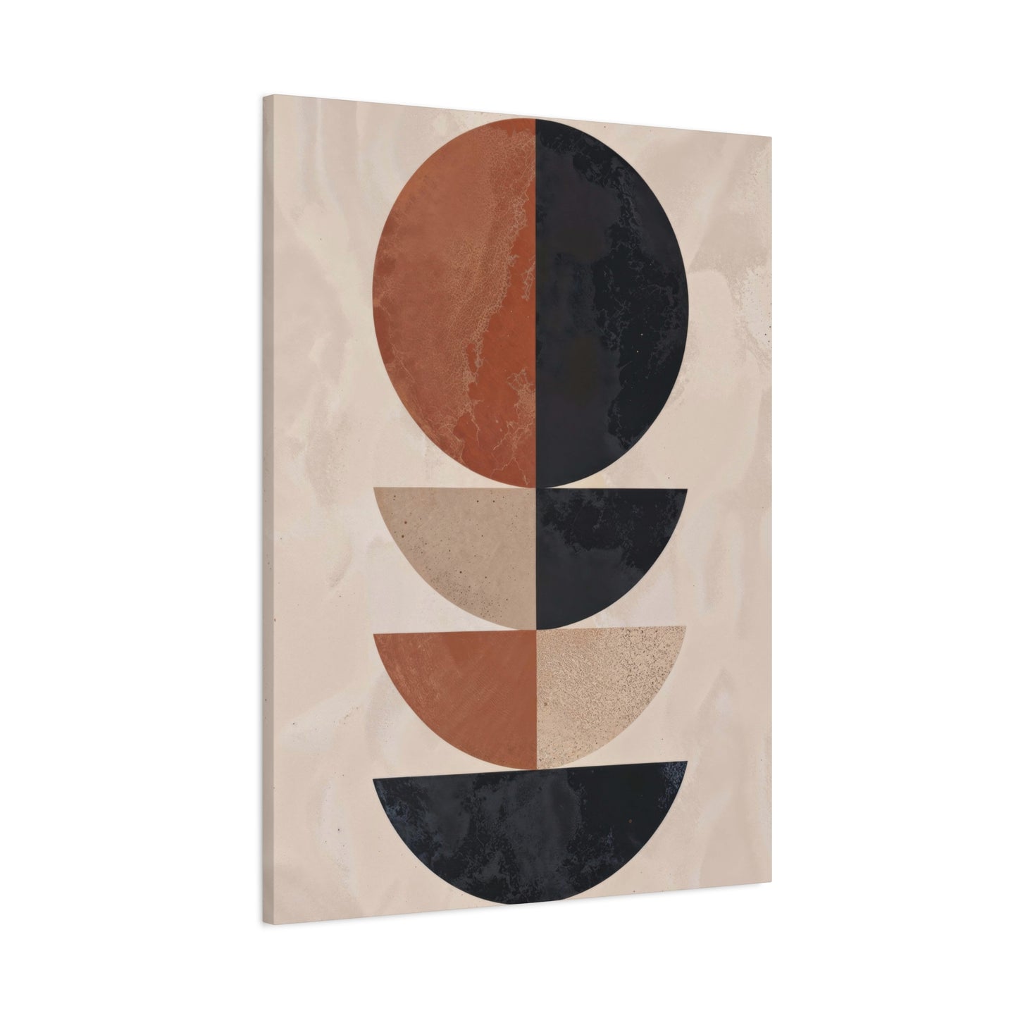 Abstract Brown Black Earth Tones Wall Art & Canvas Prints