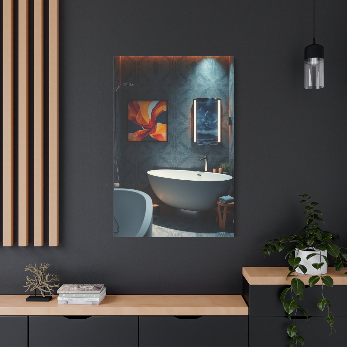 Refined Bath Sanctuary Art Wall Art & Canvas Print