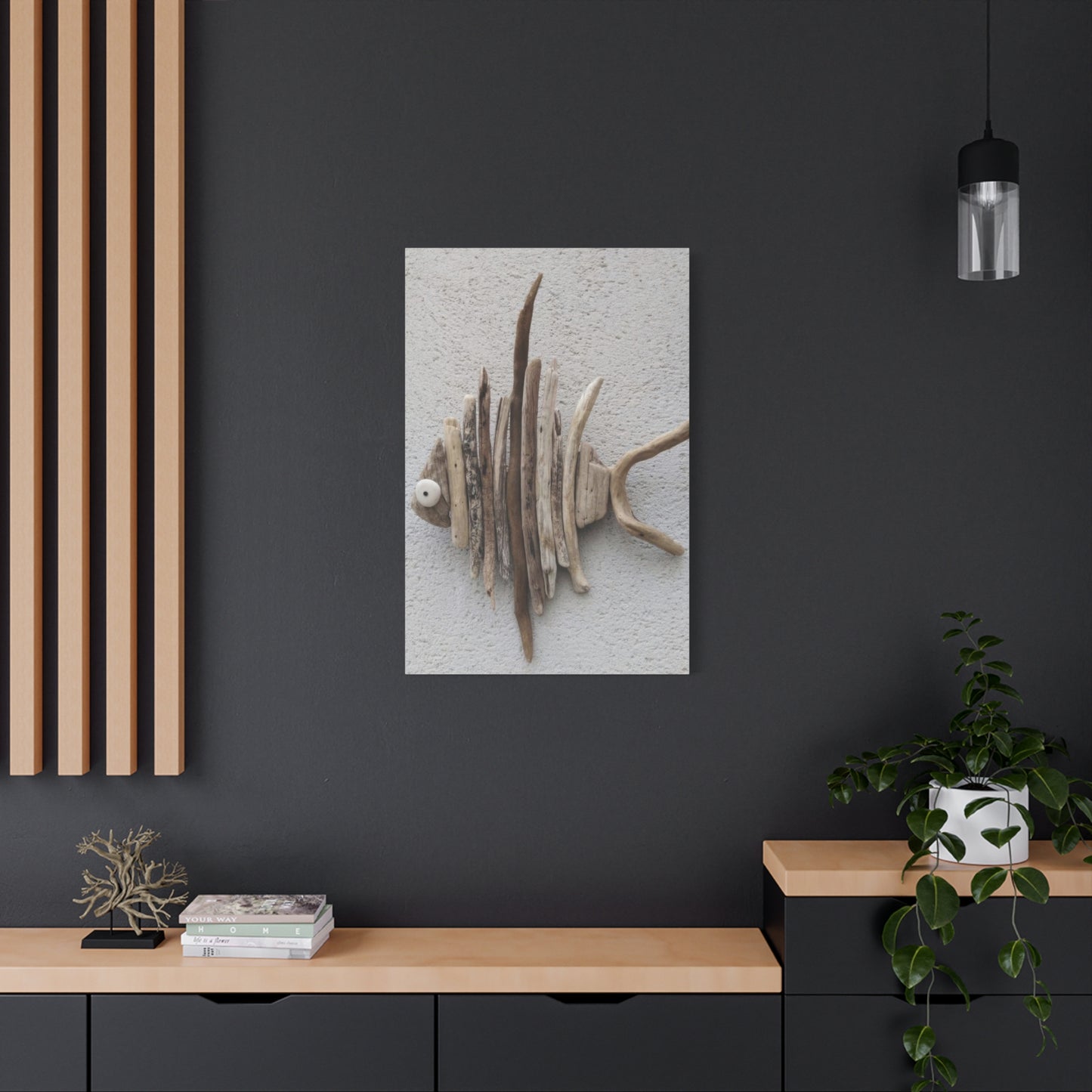 Driftwood Fish Wall Art & Canvas Prints