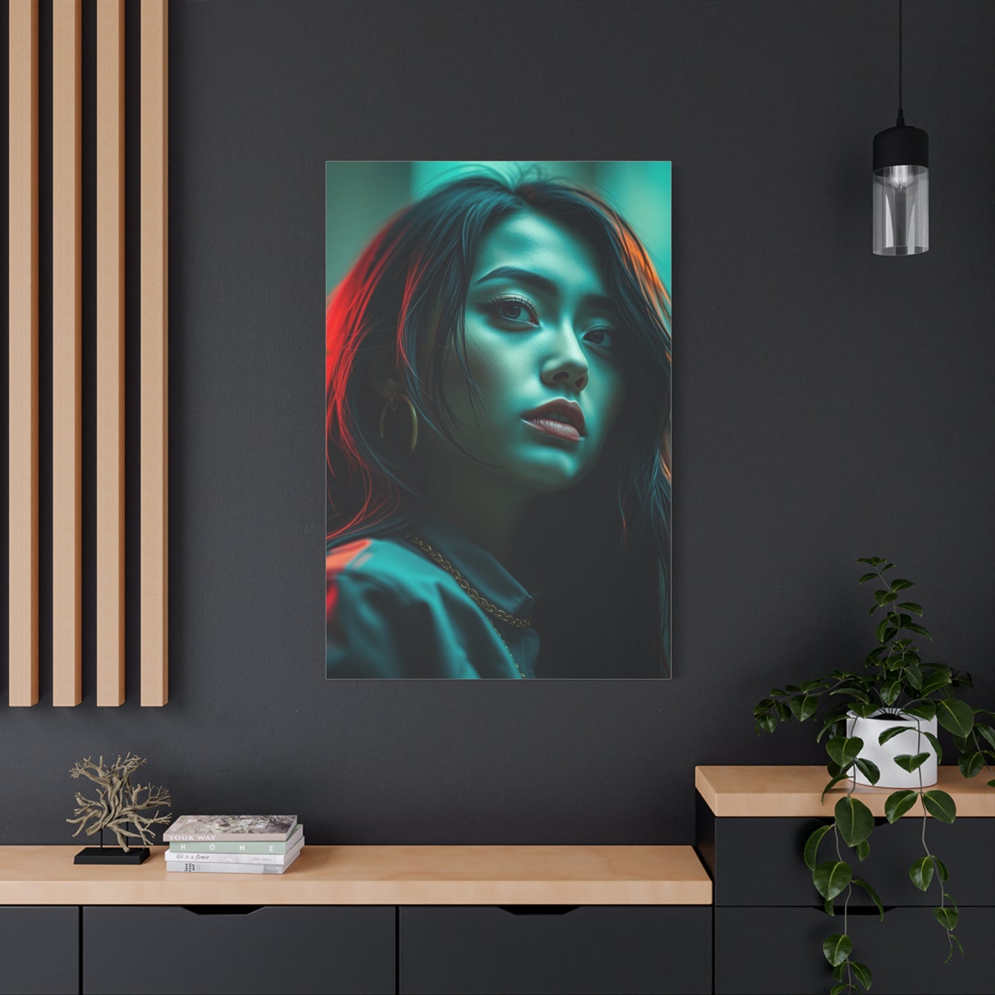 Emerald Serenity Artwork Wall Art & Canvas Print