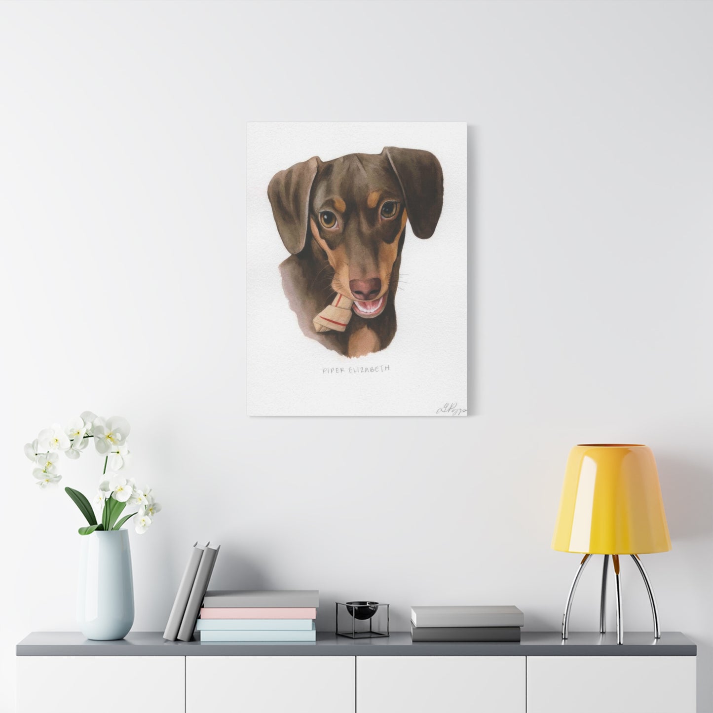 Grace Pop Wag Dog Wall Art & Canvas Prints