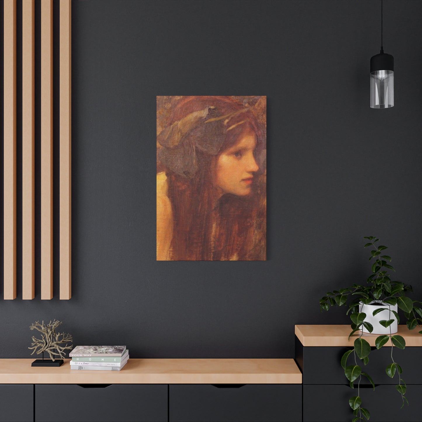 John William A Naiad Study Wall Art & Canvas Prints