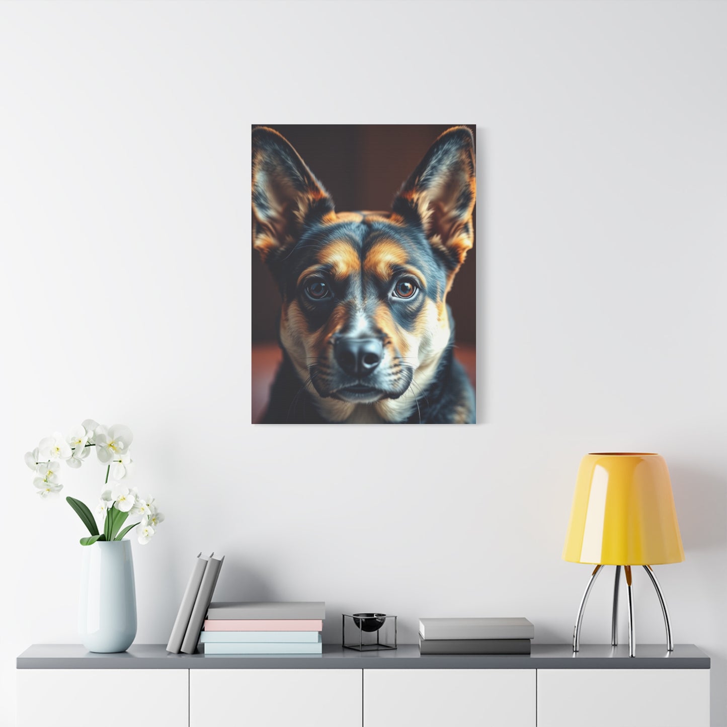 Supreme Black and Tan Art Collection Wall Art & Canvas Print