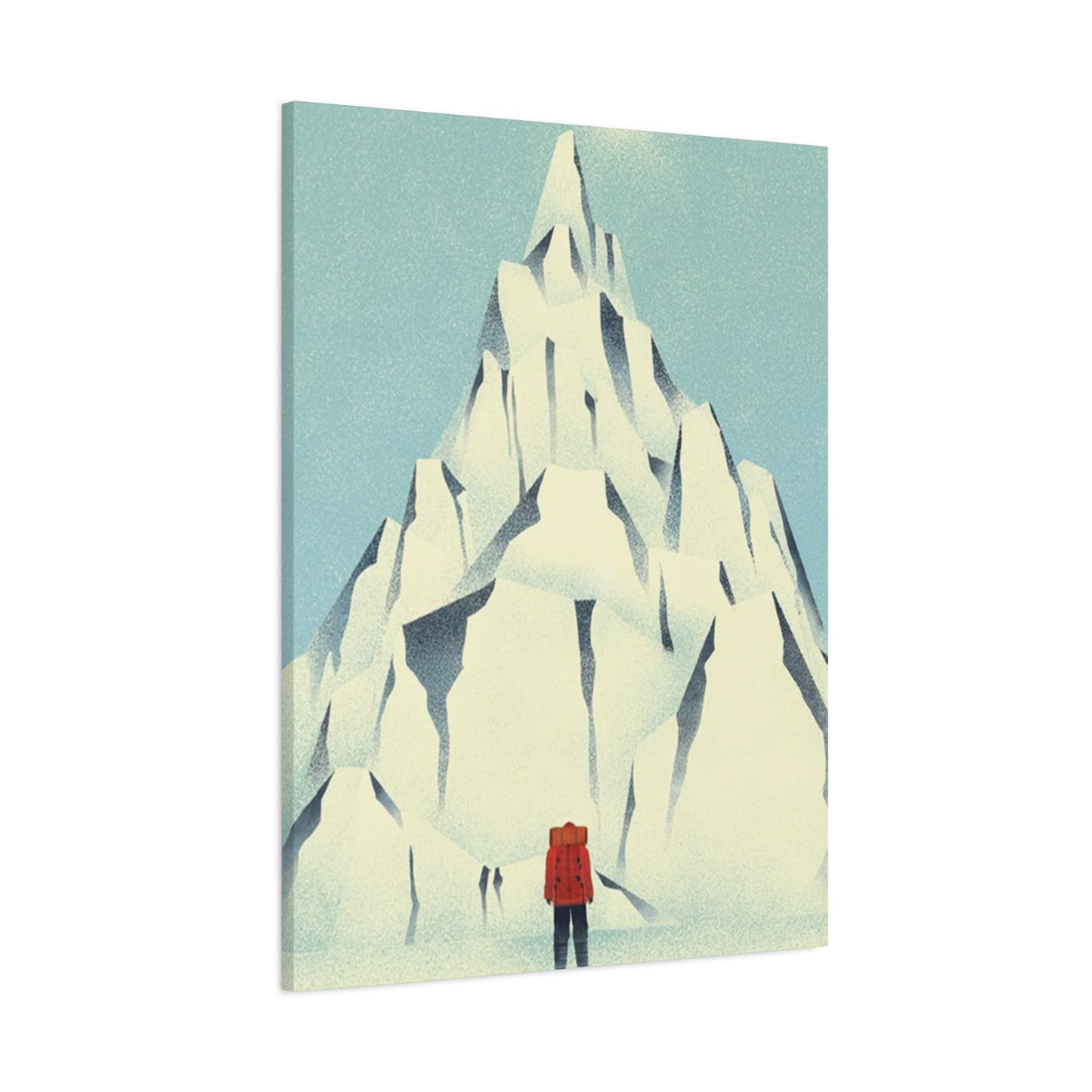 Skiers And Snowy Mountain Wall Art & Canvas Prints