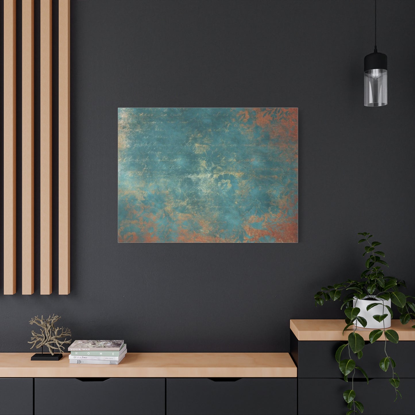 Teal Rust Reverie Wall Art & Canvas Prints