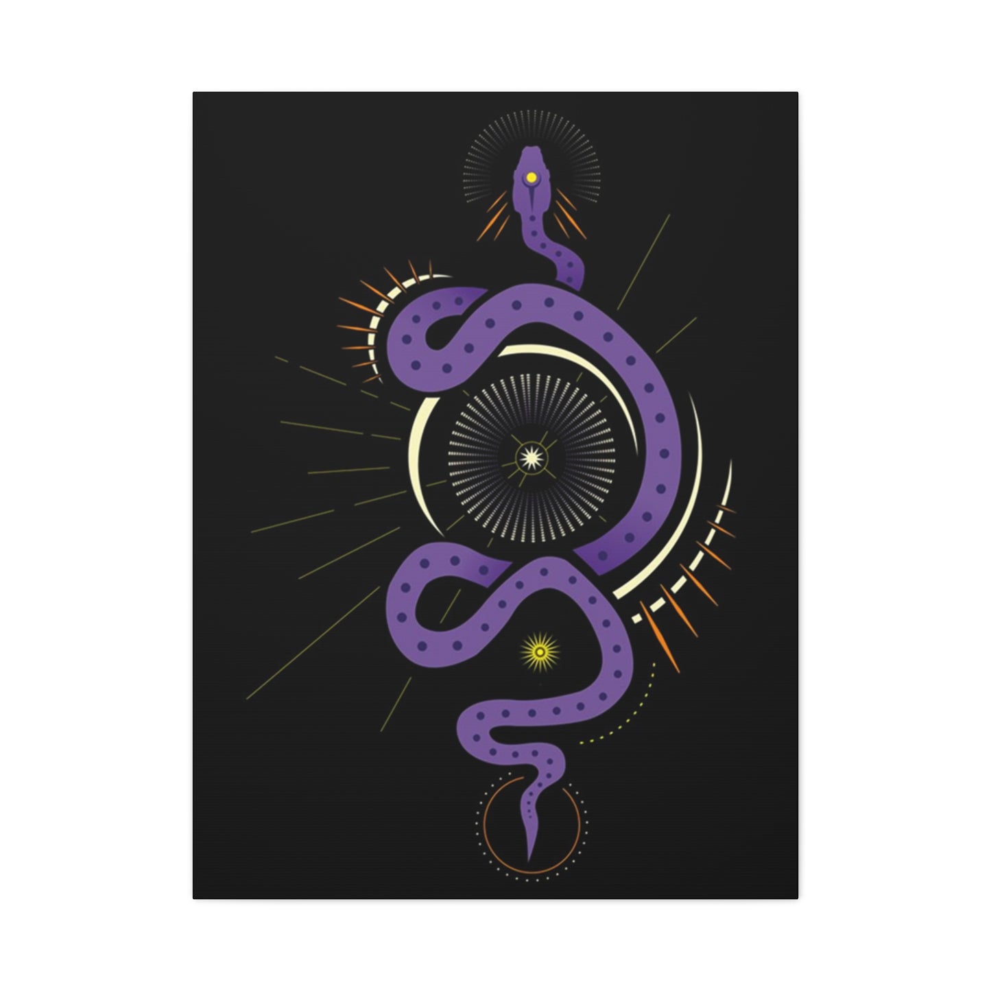 Purple Snake Poster Wall Art & Canvas Prints