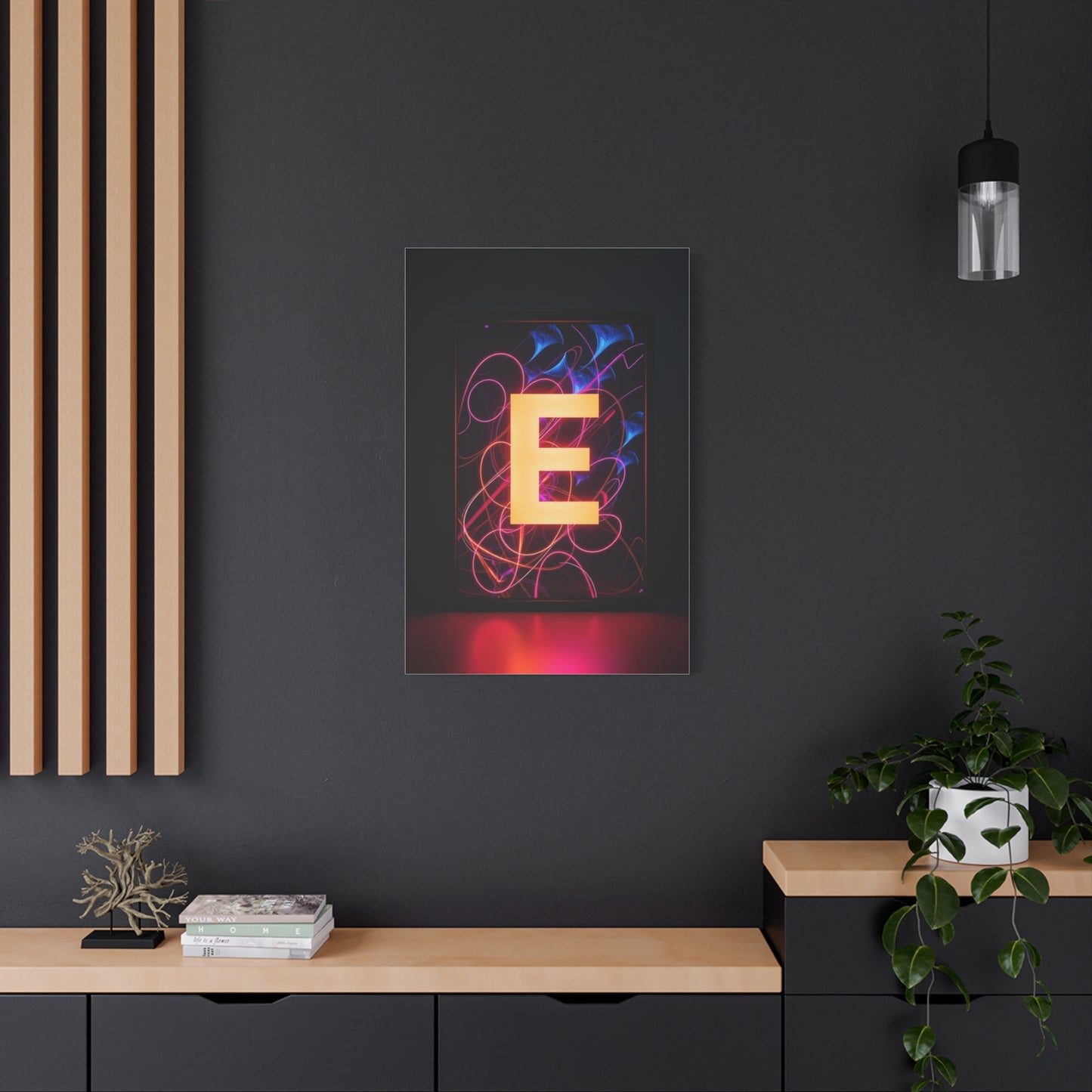 The Letter E - Art Canvas Art 1 Wall Art & Canvas Print