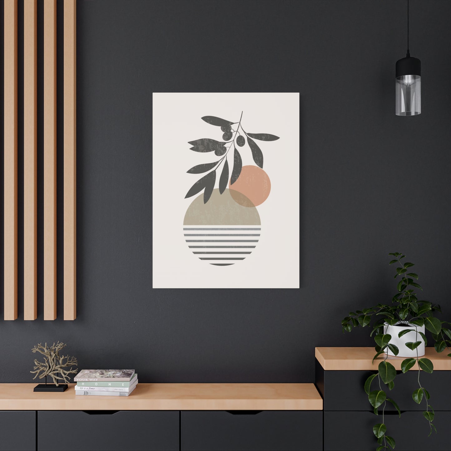 Sun Leaves Deco Wall Art & Canvas Prints