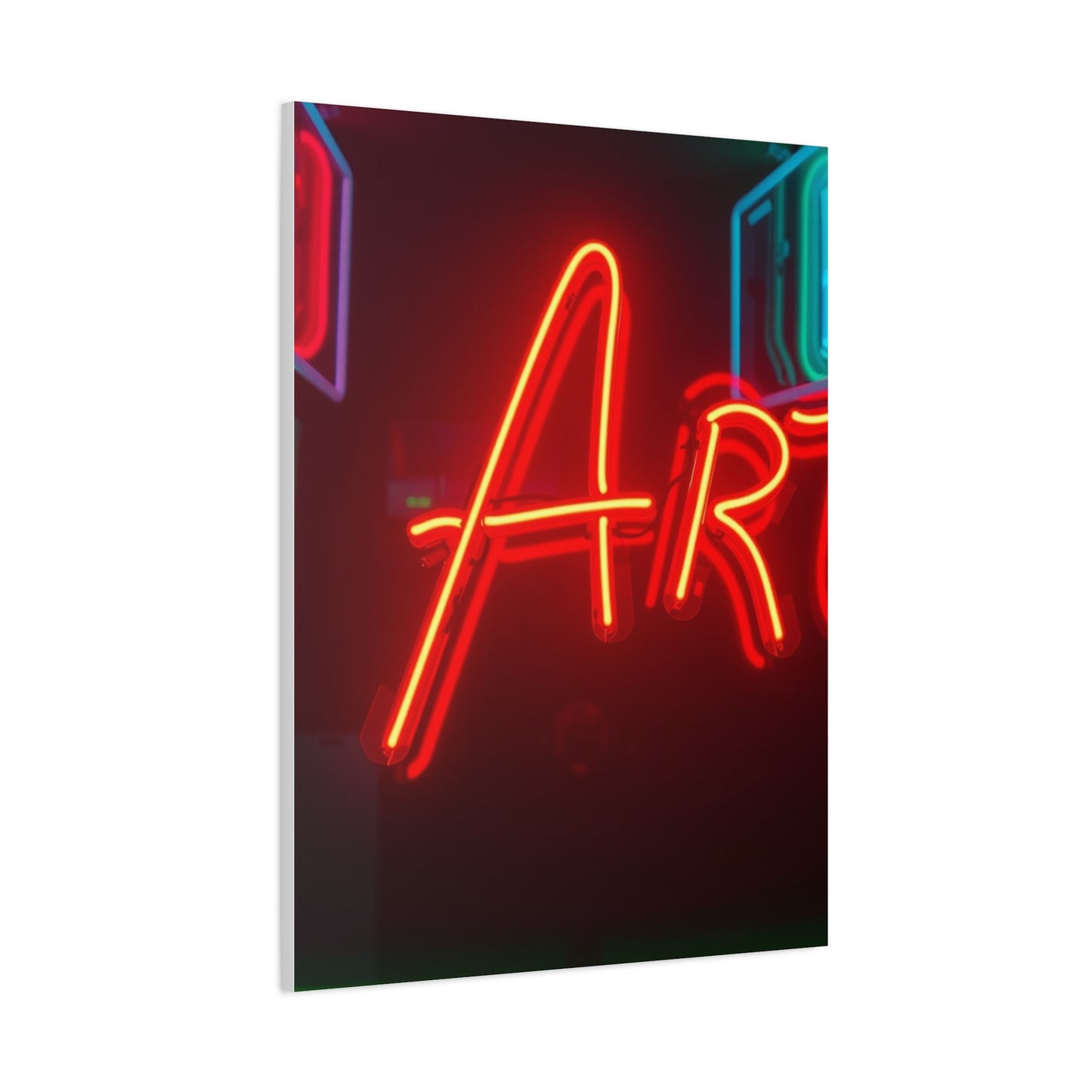Neon Art Premium Canvas 17 Wall Art & Canvas Print