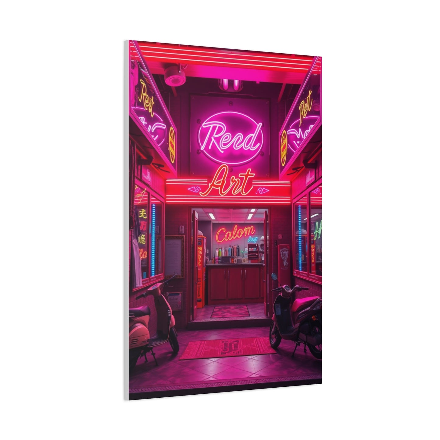 Retro Grandeur Canvas Wall Art & Canvas Print