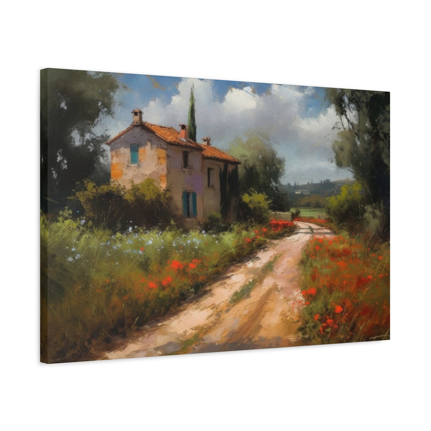 Countryside Path French Wall Art & Canvas Prints
