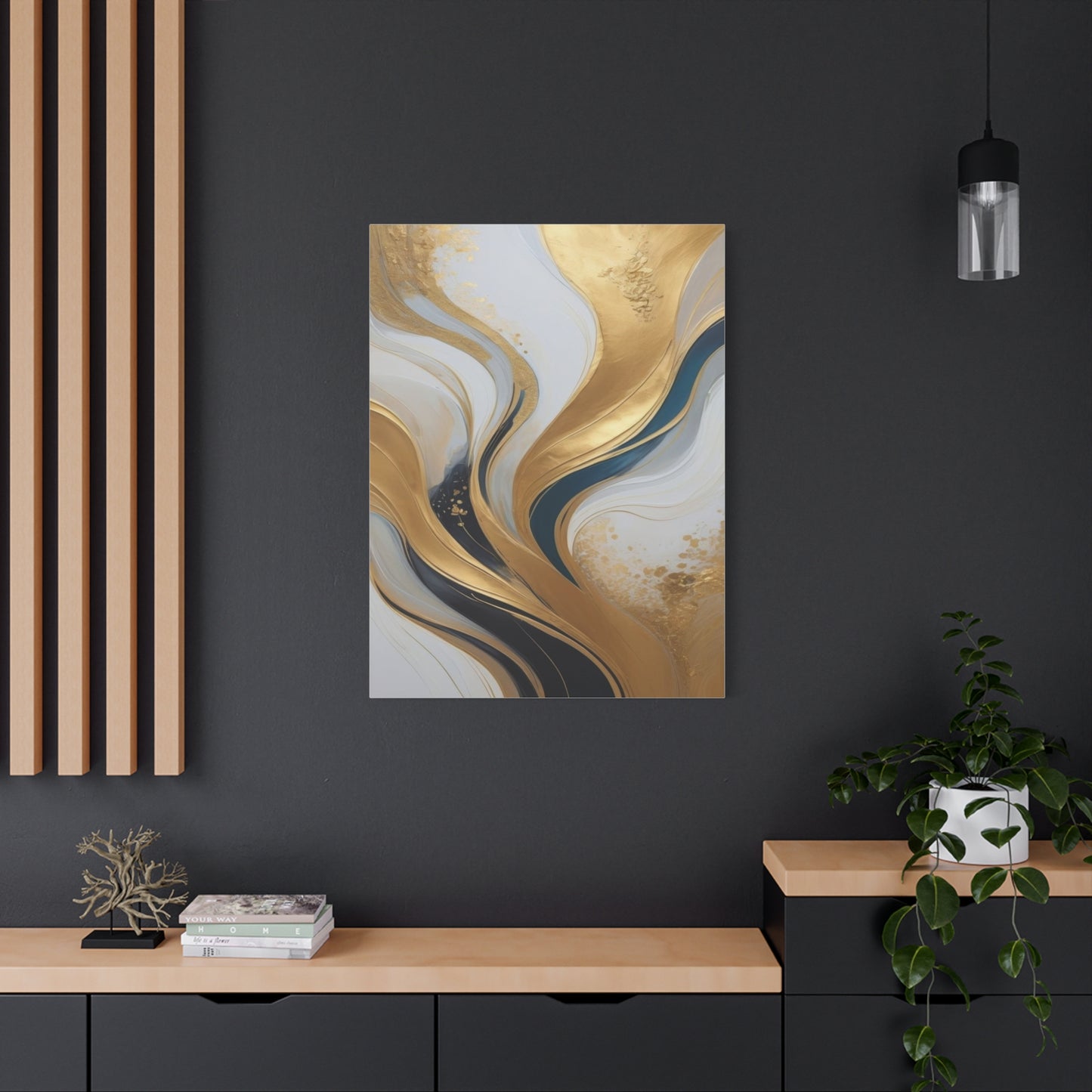 Golden Waves Wall Art & Canvas Prints