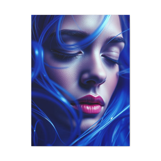 Supreme Collection Blue Music Art Wall Art & Canvas Print