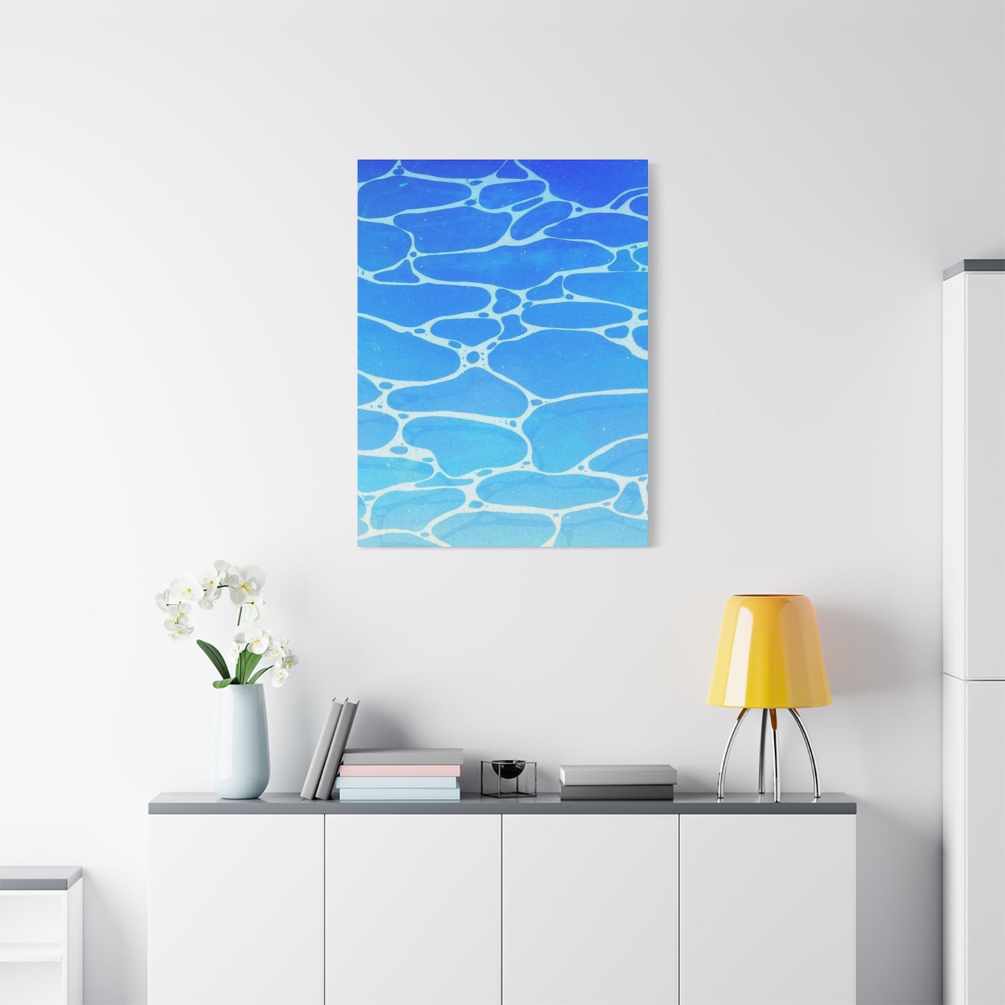 Water Surface Blue Wall Art & Canvas Prints