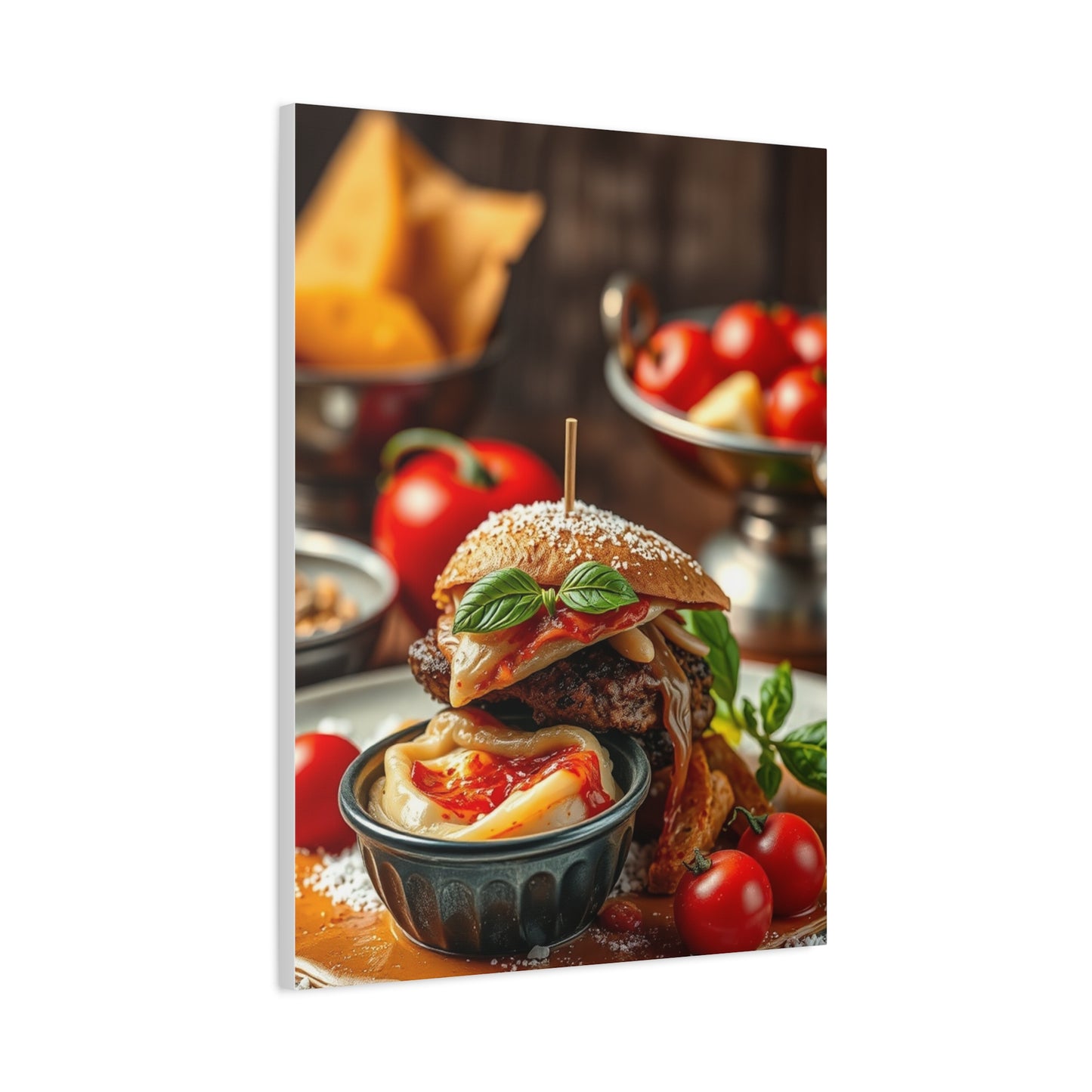 Italian Food Art Luxury Canvas Wall Art & Canvas Print