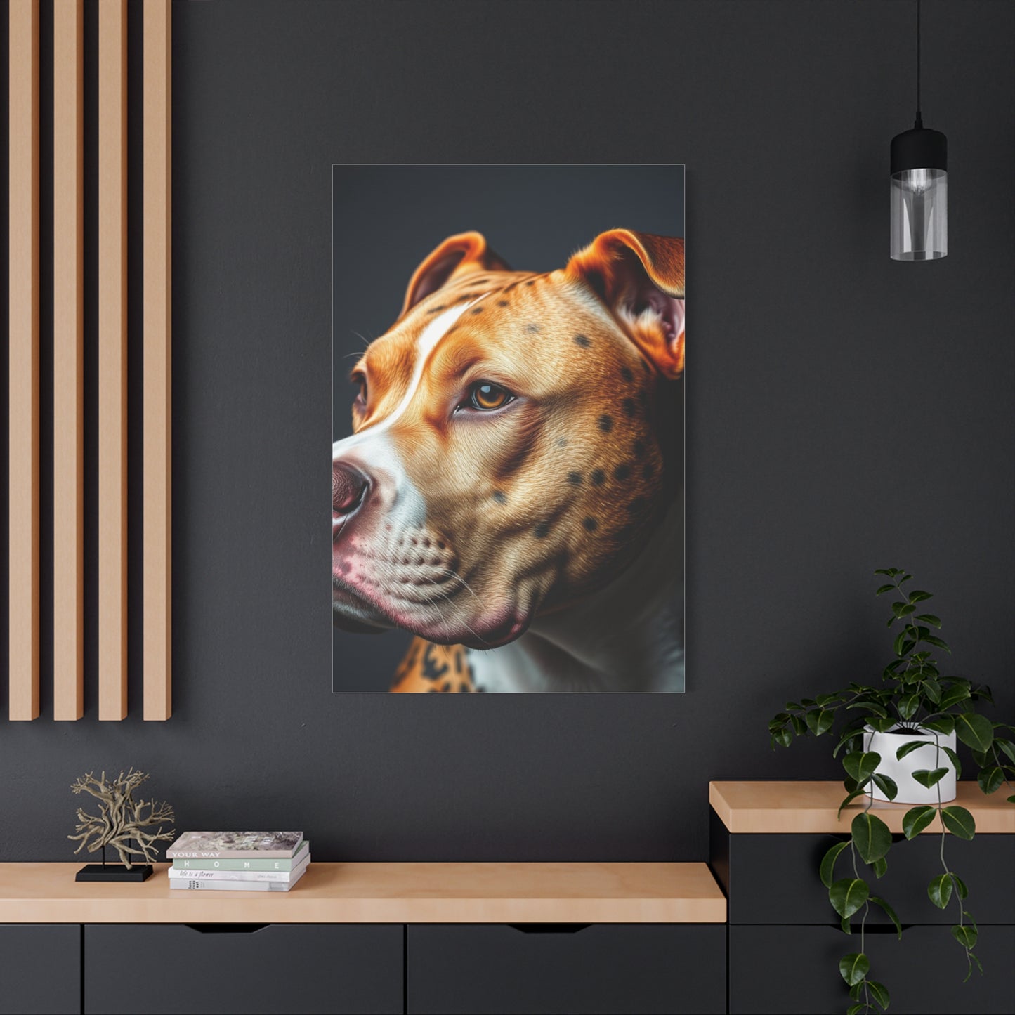 Vision Pit Bull Art Art Wall Art & Canvas Print