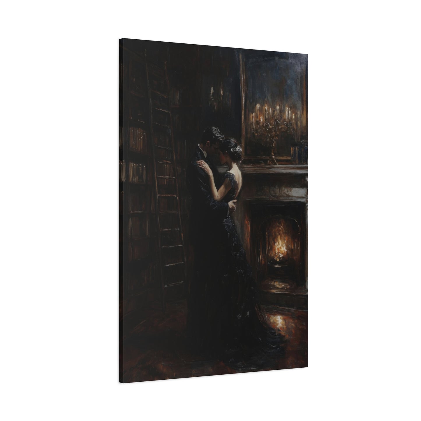 Dancing Couple Ballroom Dark Wall Art & Canvas Prints