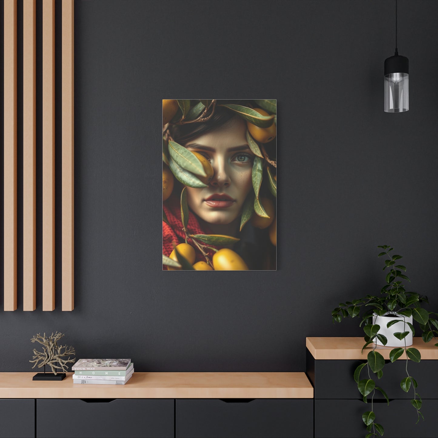 Verdant Elegance Canvas Wall Art & Canvas Print