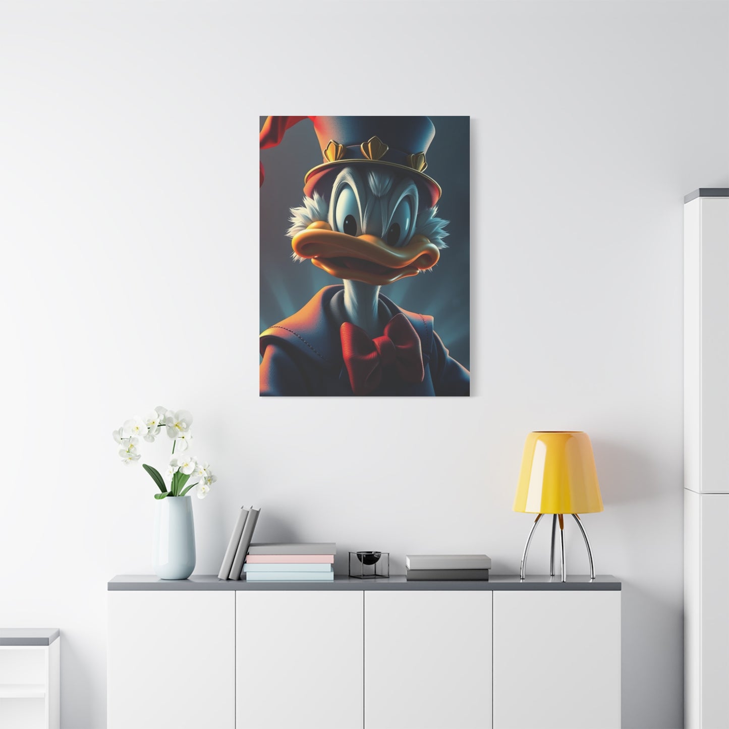 Dagobert Scrooge McDuck Art Premium Canvas 19 Wall Art & Canvas Print