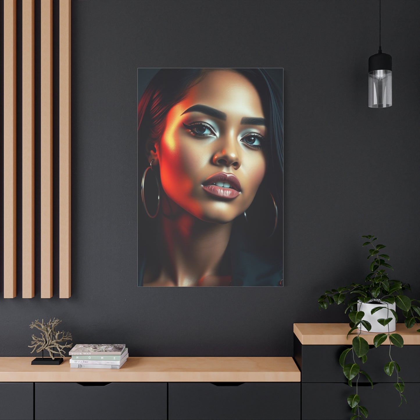Aaliyah Art premium Canvas Gallery Wall Art & Canvas Print