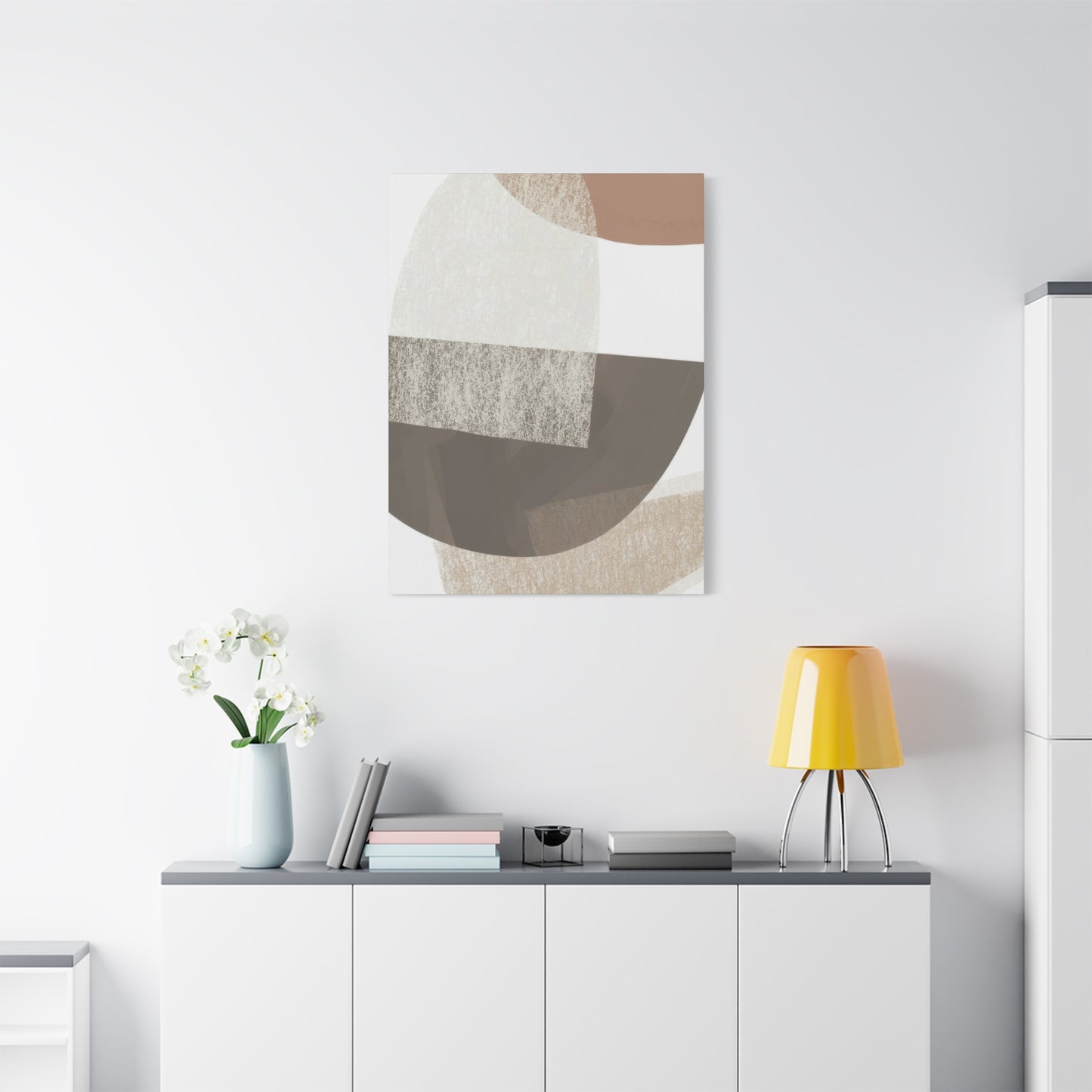 Abstract Shapes Earth Tones Wall Art & Canvas Prints