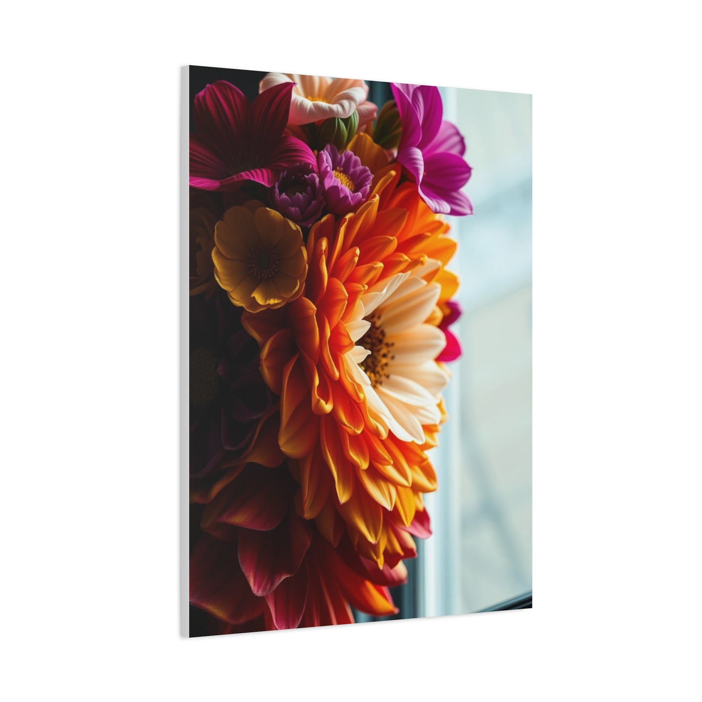 Petal Symphony Portrait Wall Art & Canvas Print