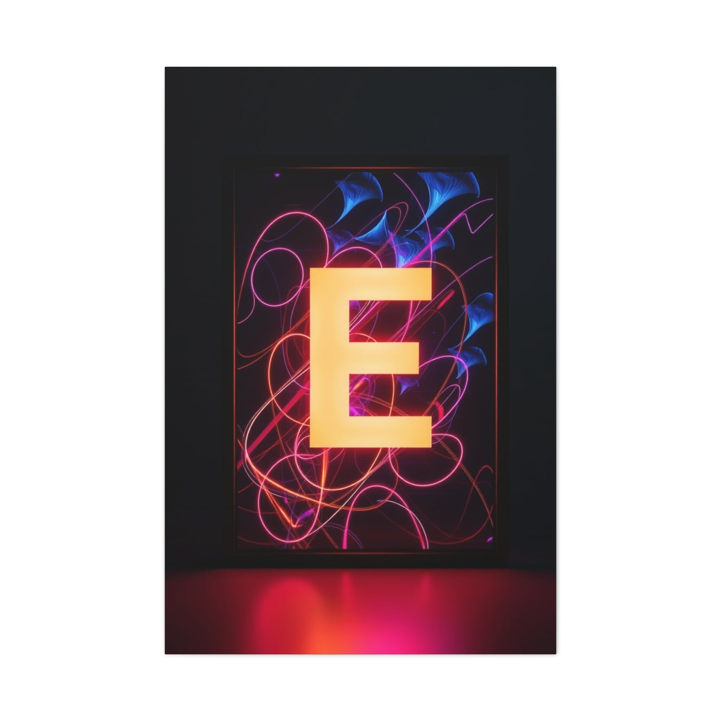 The Letter E - Art Canvas Art 1 Wall Art & Canvas Print