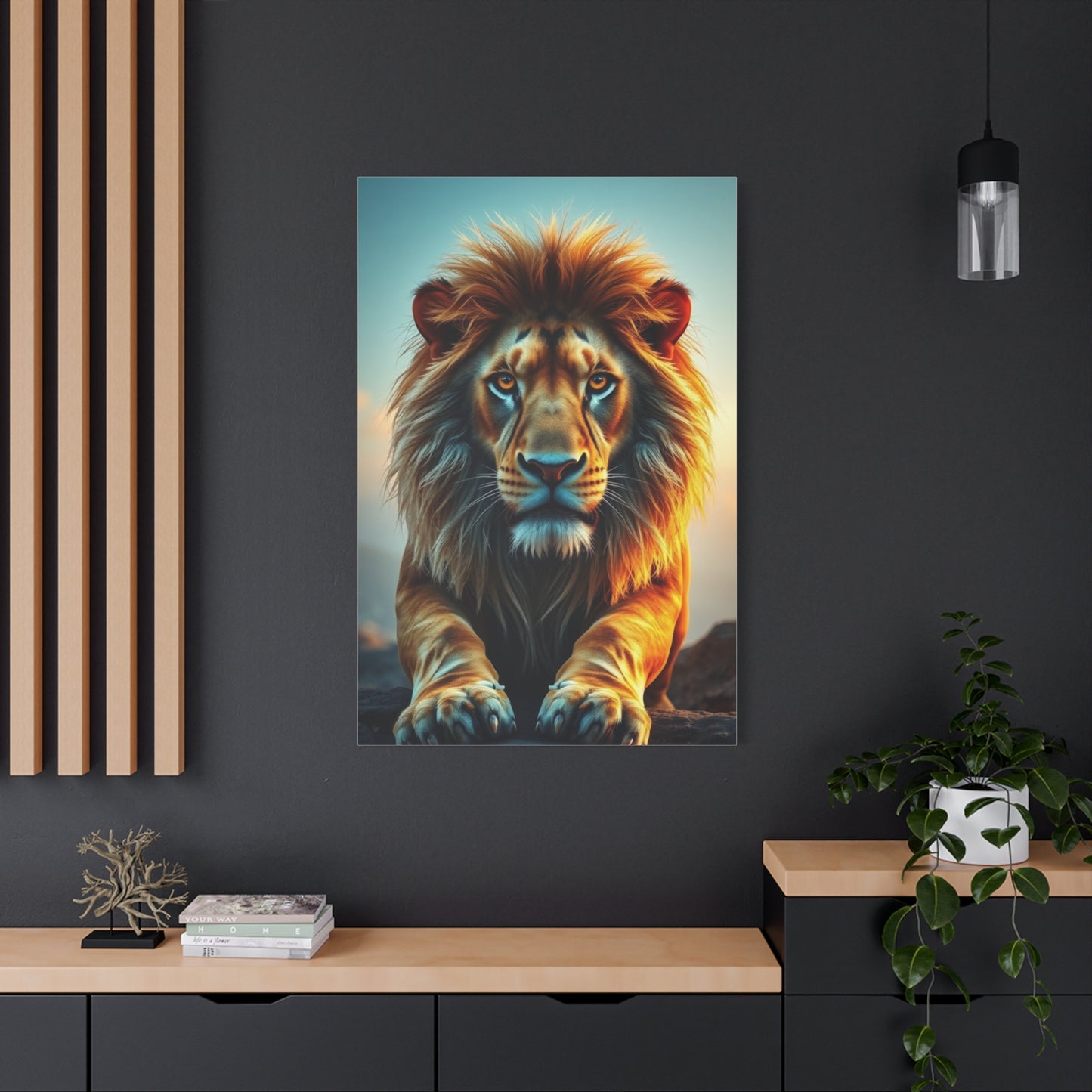 Lion Art Premium Canvas 20 Wall Art & Canvas Print