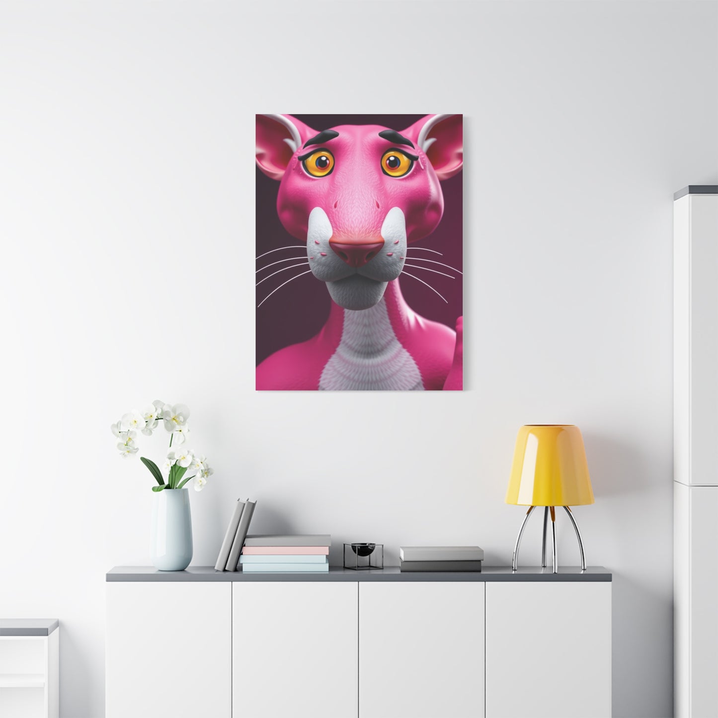 Pink Panther Art Premium Canvas 18 Wall Art & Canvas Print