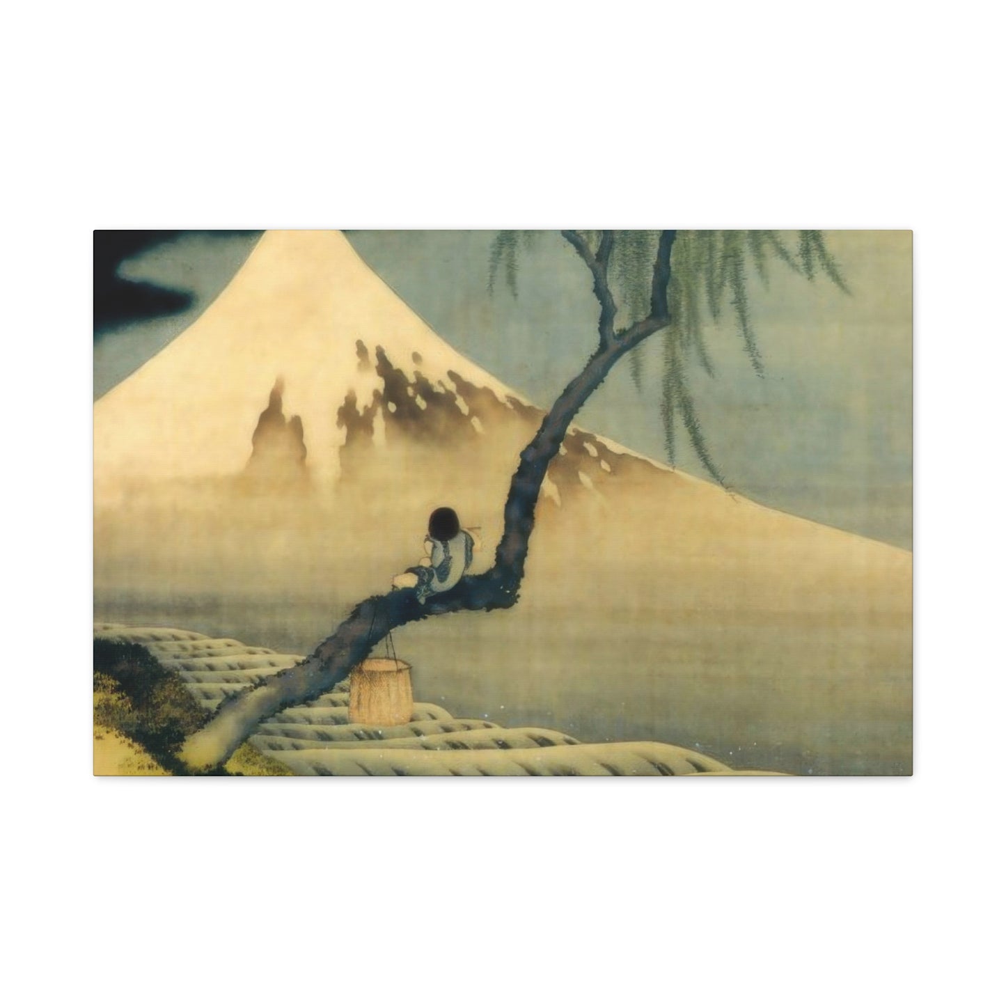 Katsushika Hokusai Boy On Mount Fuji Wall Art & Canvas Prints