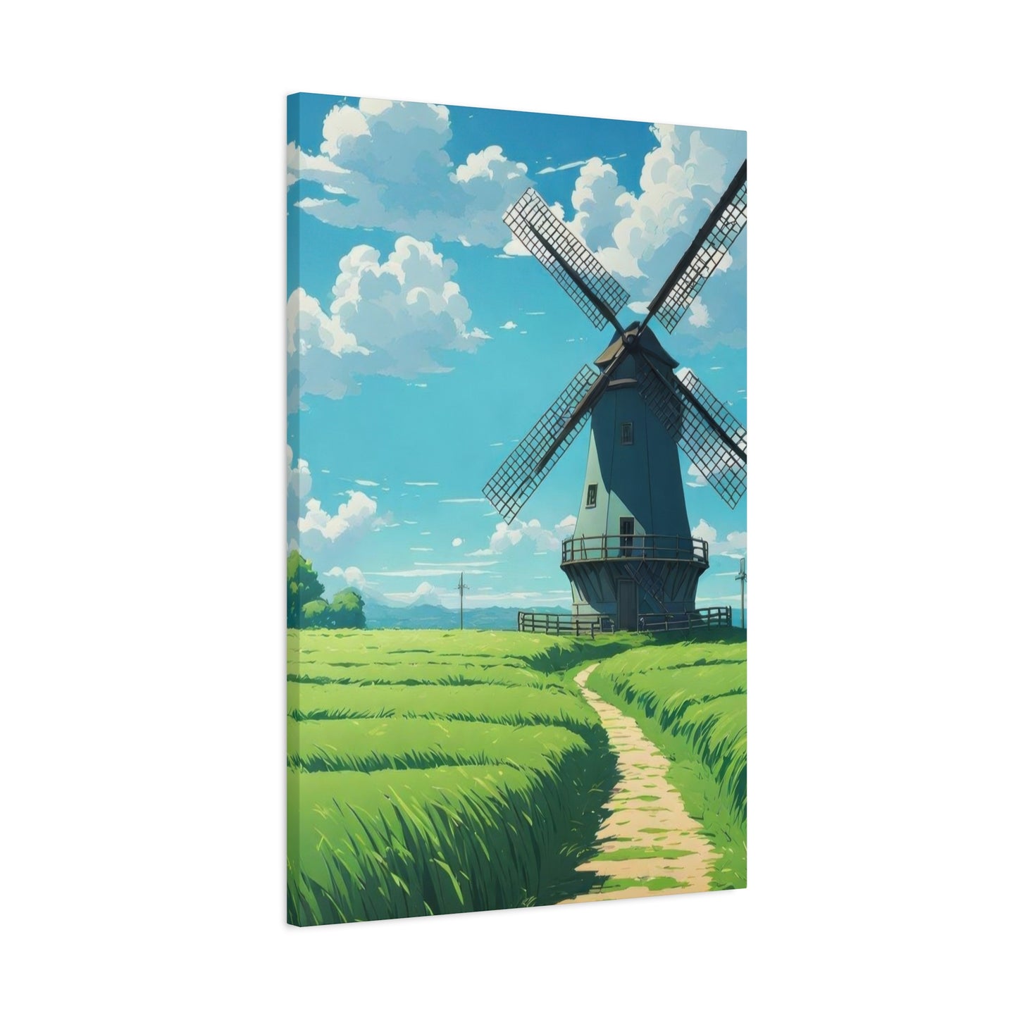 Greenfield Windmill Countryside Wall Art & Canvas Prints